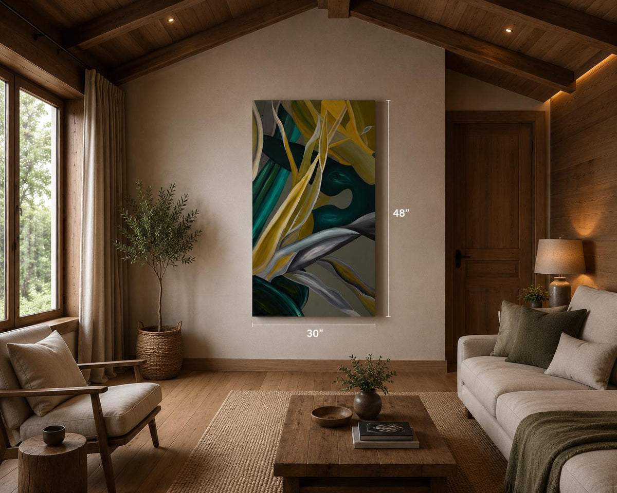 King Protea I shown in a styled sitting room mockup