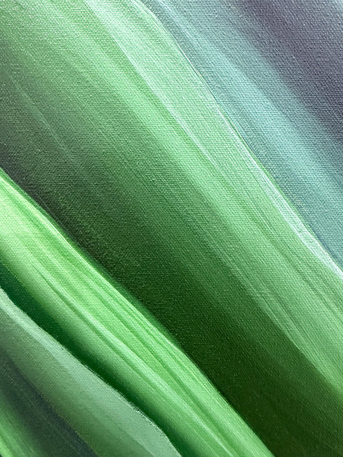 Peony, painted leaf detail