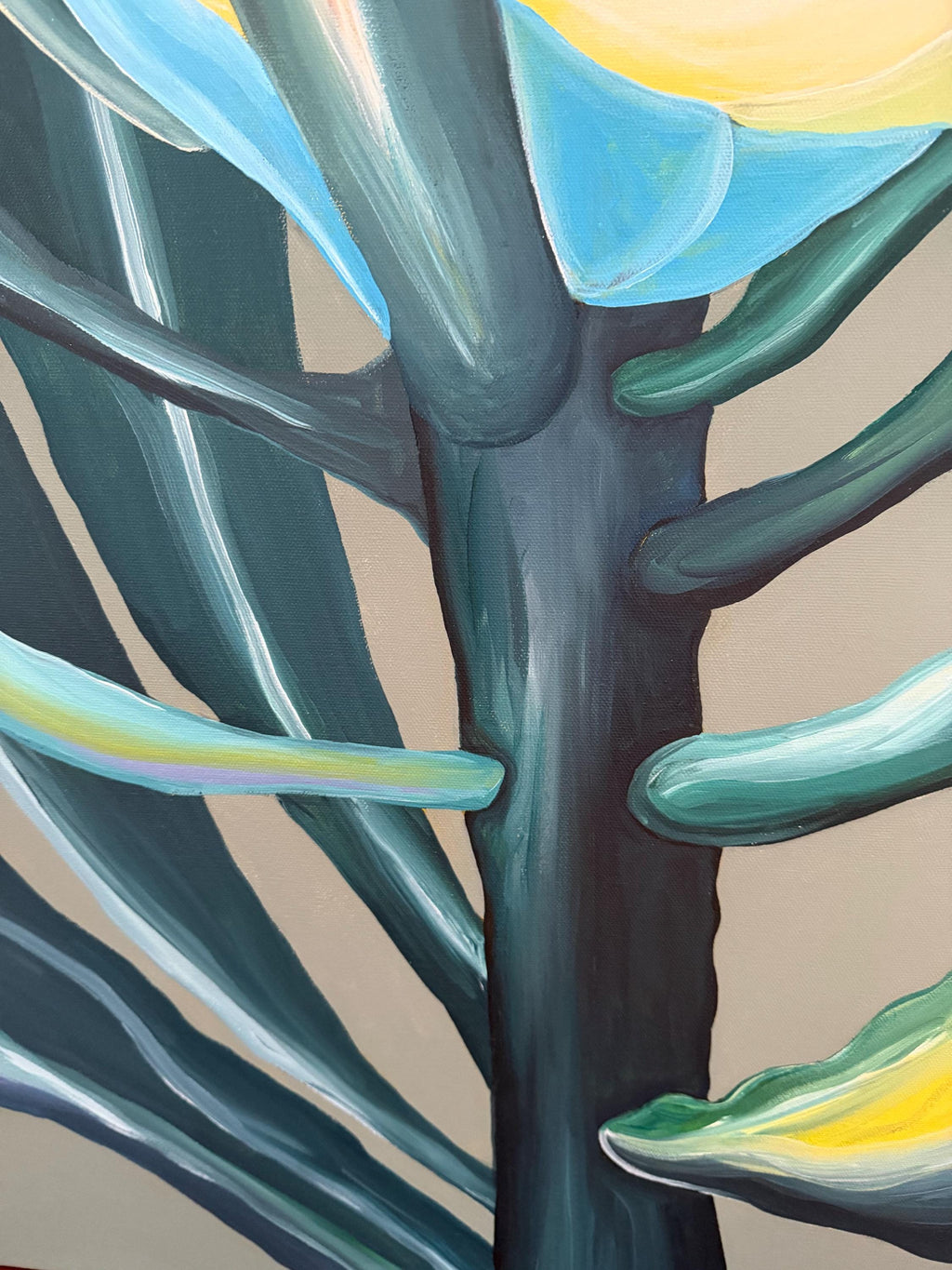 King Protea, stem detail