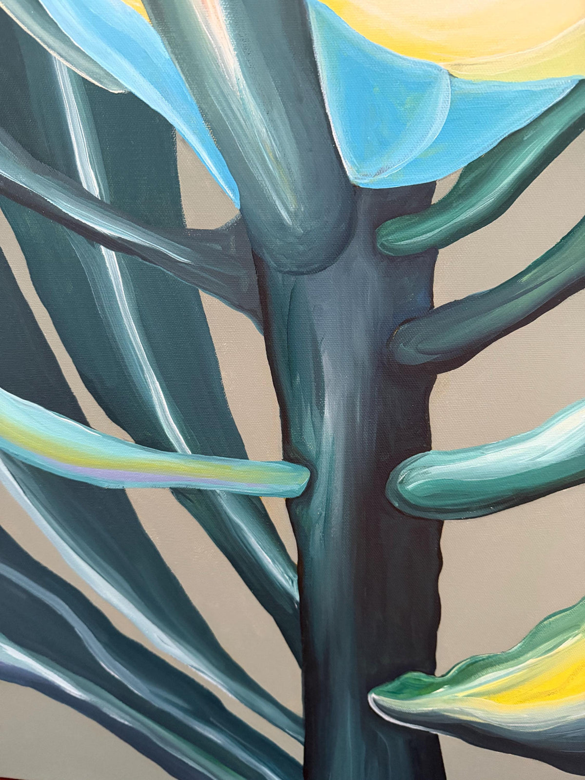 King Protea, stem detail